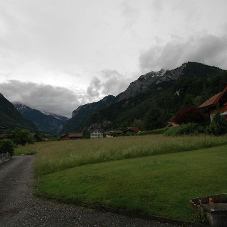 Pristine Home In A Charming Village Large Grassy Sunbathing Area View Of The M Nch And Jungfrau Wilderswil Exterior photo