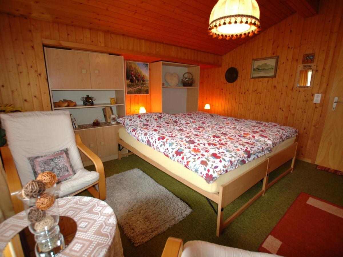 Pristine Home In A Charming Village Large Grassy Sunbathing Area View Of The M Nch And Jungfrau Wilderswil Exterior photo